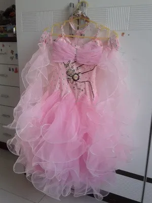 Женское современное танцевальное платье высокого качества роскошное