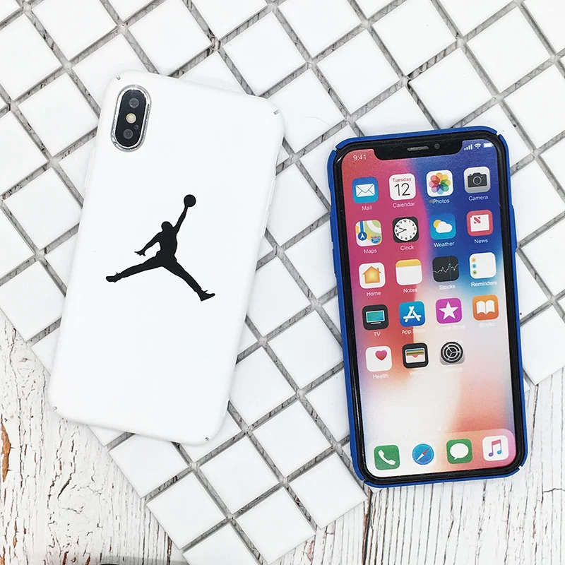 Flyman Jordan Cover Case For iPhone 7 8 Plus 6 S 6S 6Plus Celular Hard PC Phone Carcasa Cases X 5 5S XR XS MAX Fundas |
