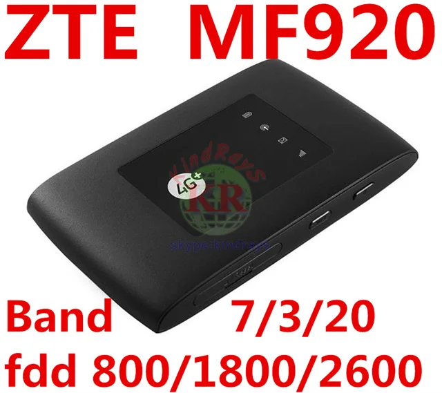 Разблокированный zte MF920 4G LTE мобильный WiFi Карманный mifi роутер 4g точка доступа