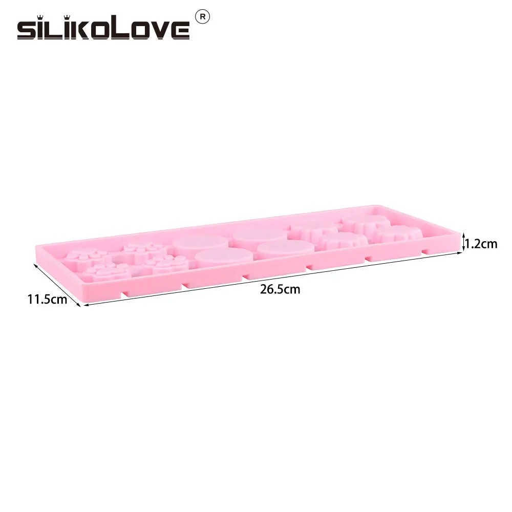 SILIKOLOVE 12 полости силиконовые формы для леденцов кошка коготь цветок Форма Поп Плесень лоток для DIY домашний десерт для детей