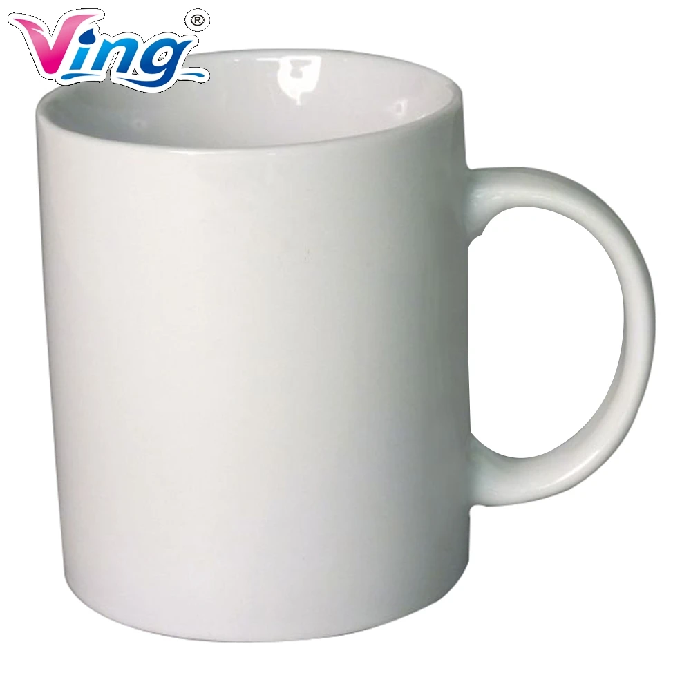 10*36 шт/коробка оптового заказа чисто белые кружки Класс 11OZ сублимация с покрытием
