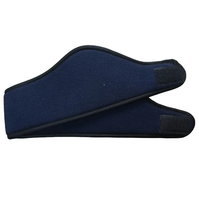light blue Fshion головной убор унисекс ушные муфты для мужчин и женщин зимняя крышка головная повязка полярный флис зимние наушники стрейч спандекс oorbeschermers - Цвет: light blue