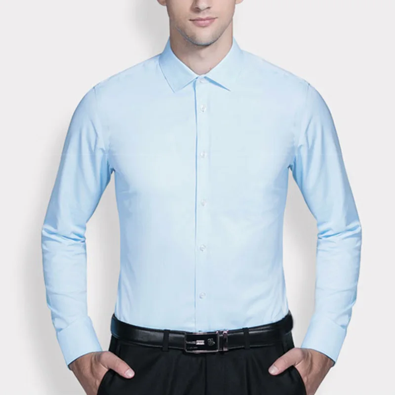 Рубашка мужская с длинным рукавом 2017 хлопок размеры до 5XL|formal dress shirt|dress shirts for menmens