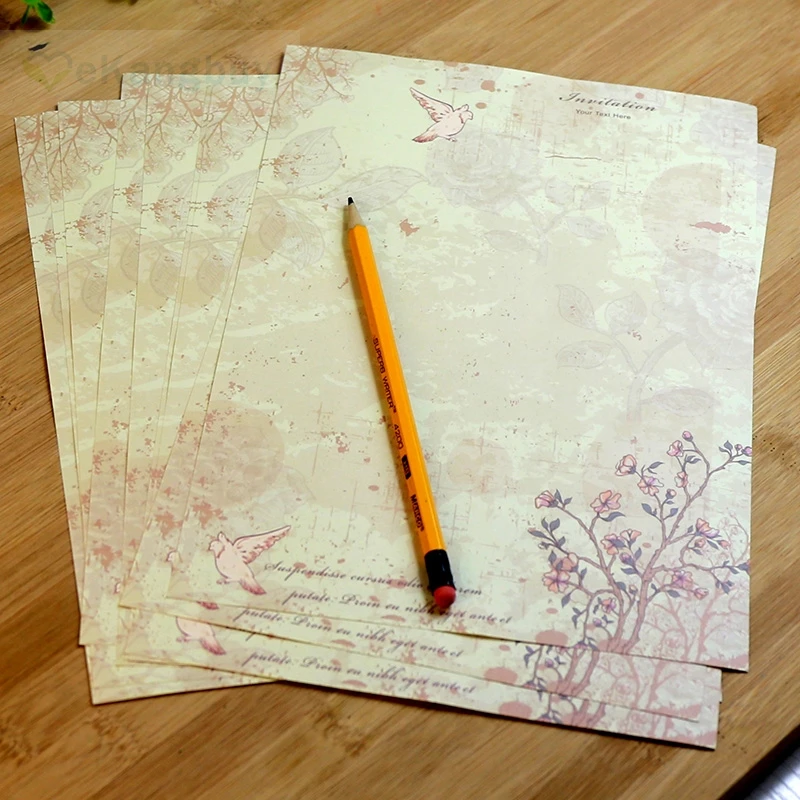 80 листов ретро фотобумага с 8 узорами|letter paper|writing paperletter writing paper |