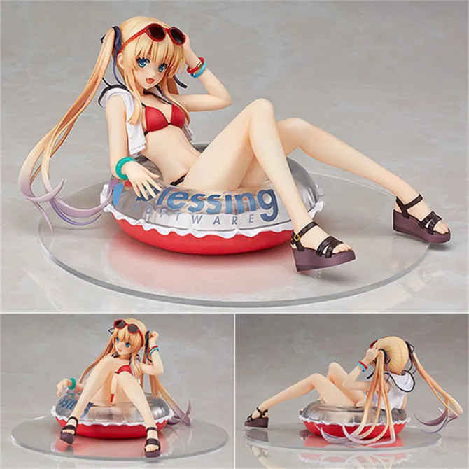 

Anime Figure Saenai Heroine No Sodatekata Kasumigaoka Utaha Eriri Spencer Sawamura with Swimming ring Sexy Figure Girl Toys