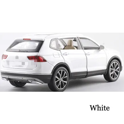 1/32 Фольксваген Tiguan L SUV, сплав, звук и светильник, модель автомобиля, 6 дверей, может открываться, Игрушечная модель автомобиля для детей, подарки на день рождения