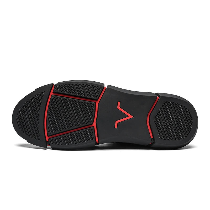 

NEW Spring and summer Brand High quality all Black Men's leather Fashion Breathable fashion flats England casual leather shoes
