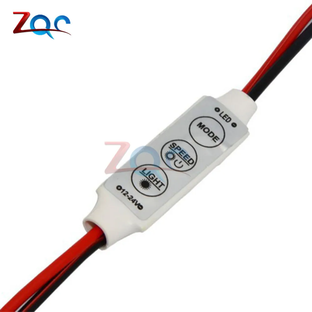 Мини контроллер яркости для светодиодной ленты 3 клавиши 12 В|switch for led strip|for stripskey |