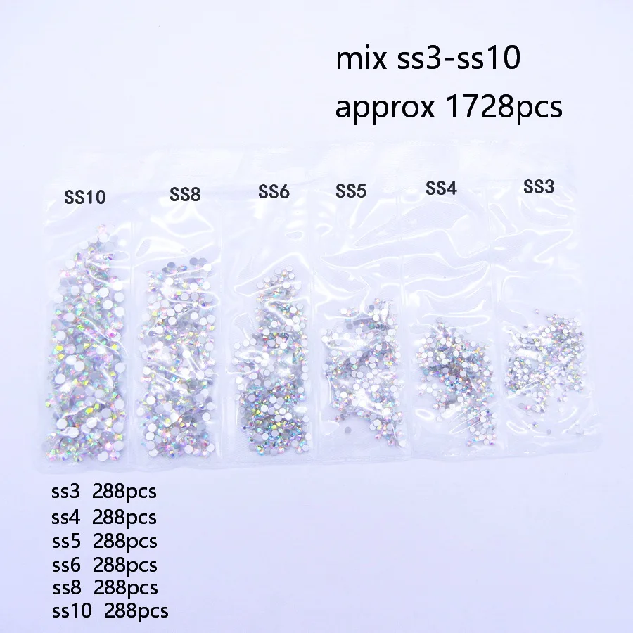 Блестящие стразы 34 цветов для дизайна ногтей | Дом и сад