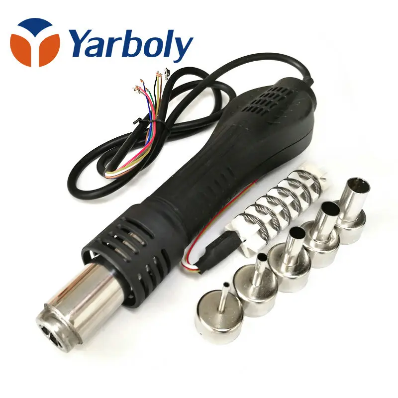 24 В тепловой пистолет Спаивание горячим воздухом переработающий ручка для 878 878D