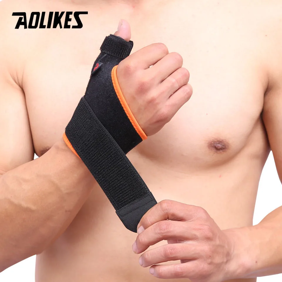 AOLIKES 1 шт. палец растяжение защитный Опоры для запястья обертывания сухожилия перелом неподвижная Мышь пальцем коррекции Спортивная безопасность