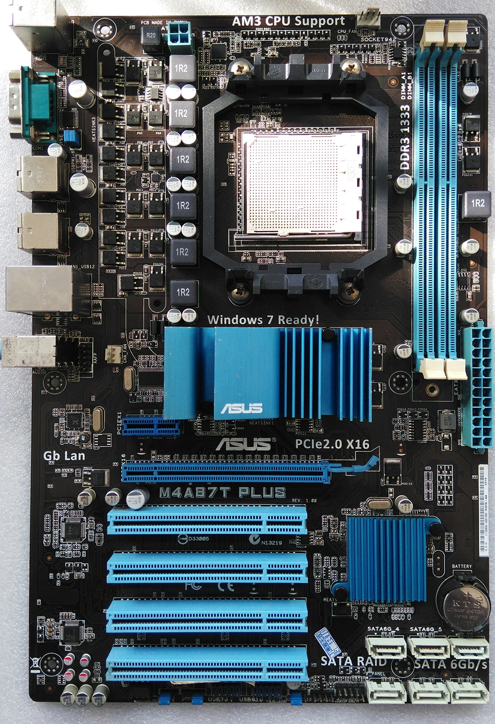 Б/у для Asus M4A87T PLUS оригинальная настольная материнская плата 870 Socket AM3 DDR3 SATA3 USB2.0 |