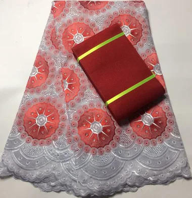 Африканская швейцарская вуаль кружева высокого качества Женская ткань 100%