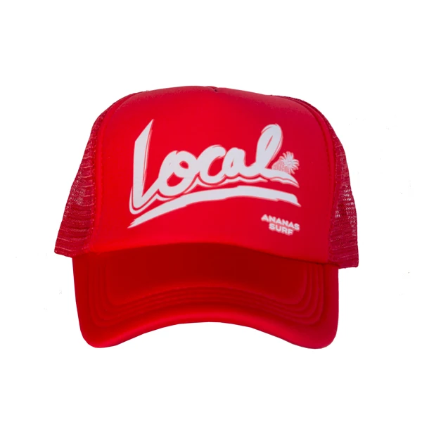 Red Big Logo Ananas, пляжная кепка для серфинга, snapback, с сетчатыми поролоновыми полями, кайт для серфинга, для водных видов спорта, солнцезащитные шляпы для мужчин и женщин, Кепка для водителя грузовика, Кепка для мальчиков и девочек - Цвет: Red Big Logo