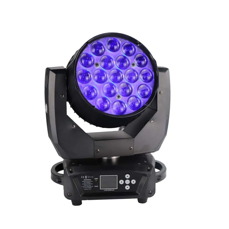 19*15 Вт zoom led moving wash stage dj подвижный луч свадебный свет для концертного