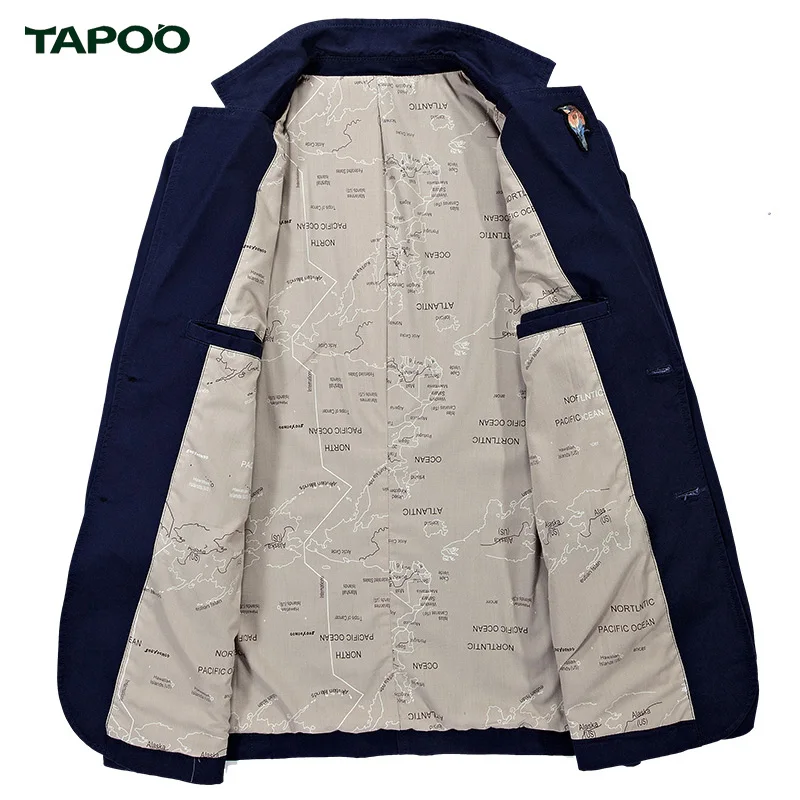 Tapoo 2017 Для Мужчин's Бизнес свободные Повседневное костюм | Мужская одежда