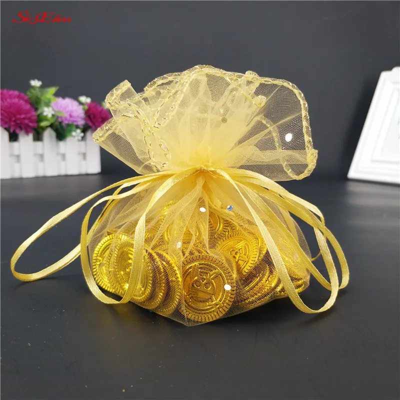 Круглые мешки из органзы 50/100 шт. 26/35 см|Подарочные сумки и упаковка| |