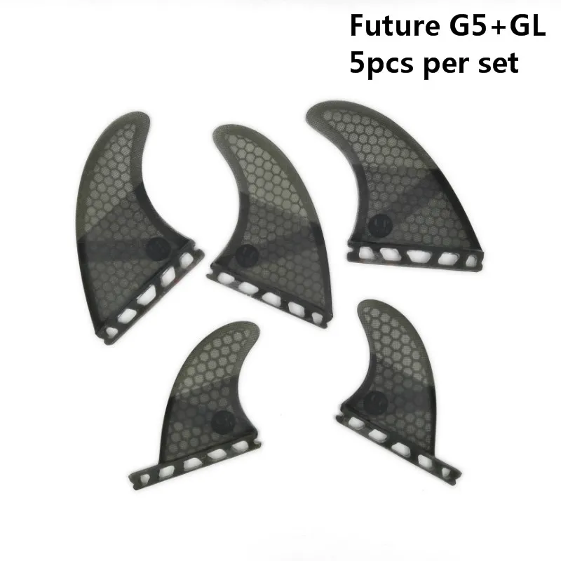 5 шт./4 шт. набор плавников Upsurf Future Fin G5+ GL плавники для серфинга стекловолокно соты Quad плавники Quilhas Thruster
