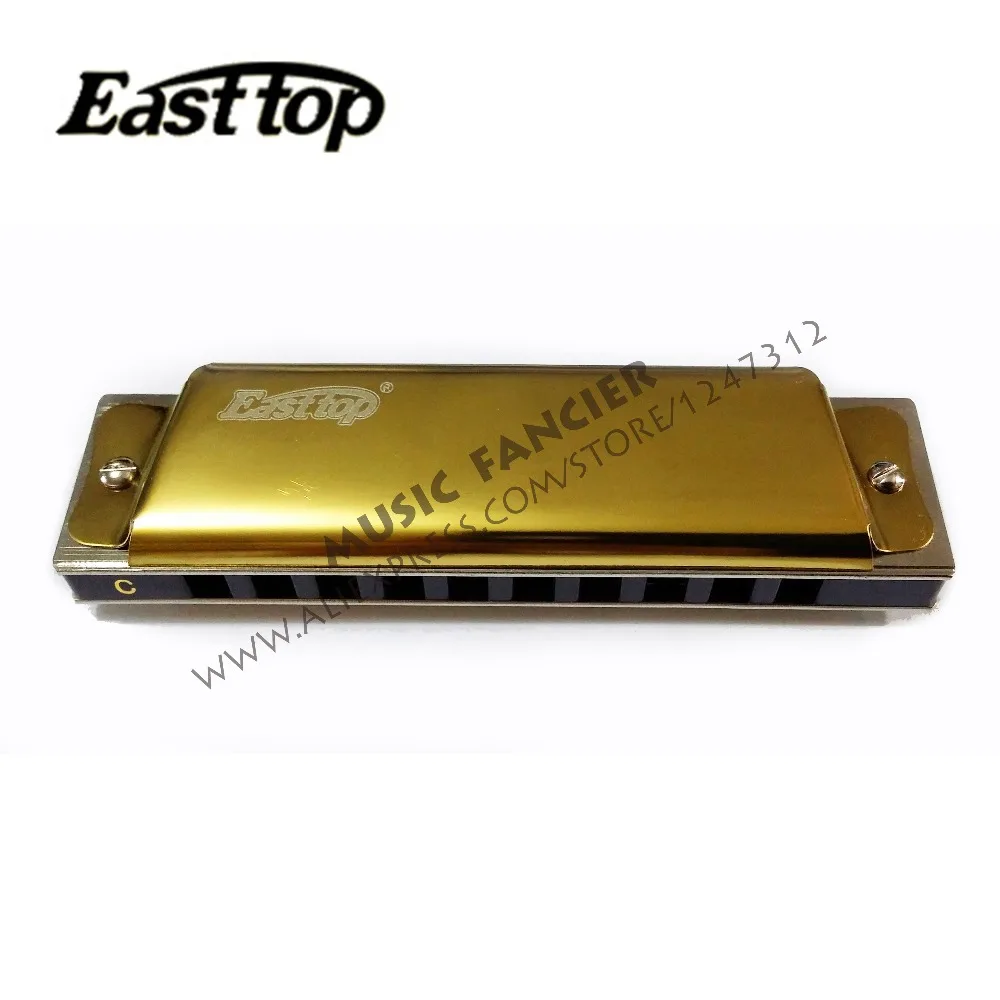 Высококачественный EASTTOP T10 10 отверстий овальная фотография Блюз (ключ C)