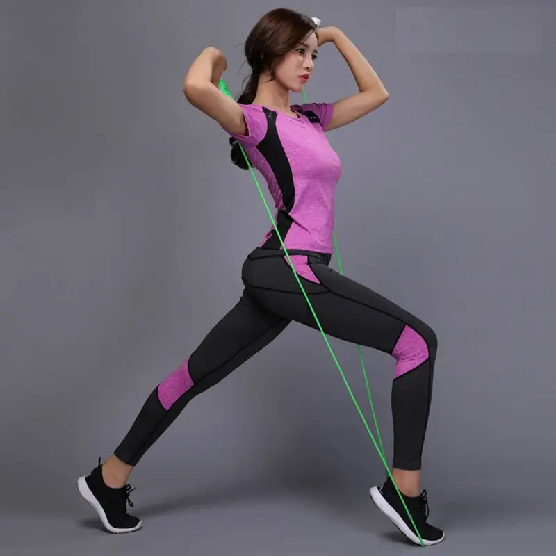 Спортивный костюм женский комплект для йоги одежда бега и фитнеса женские