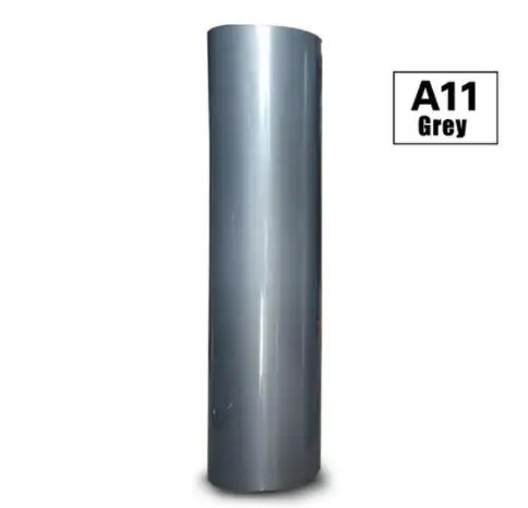 1 лист, 1" x 40"/30 см x 100 см, виниловая футболка с теплопередачей из ПВХ, железная печать на HTV - Цвет: silver grey