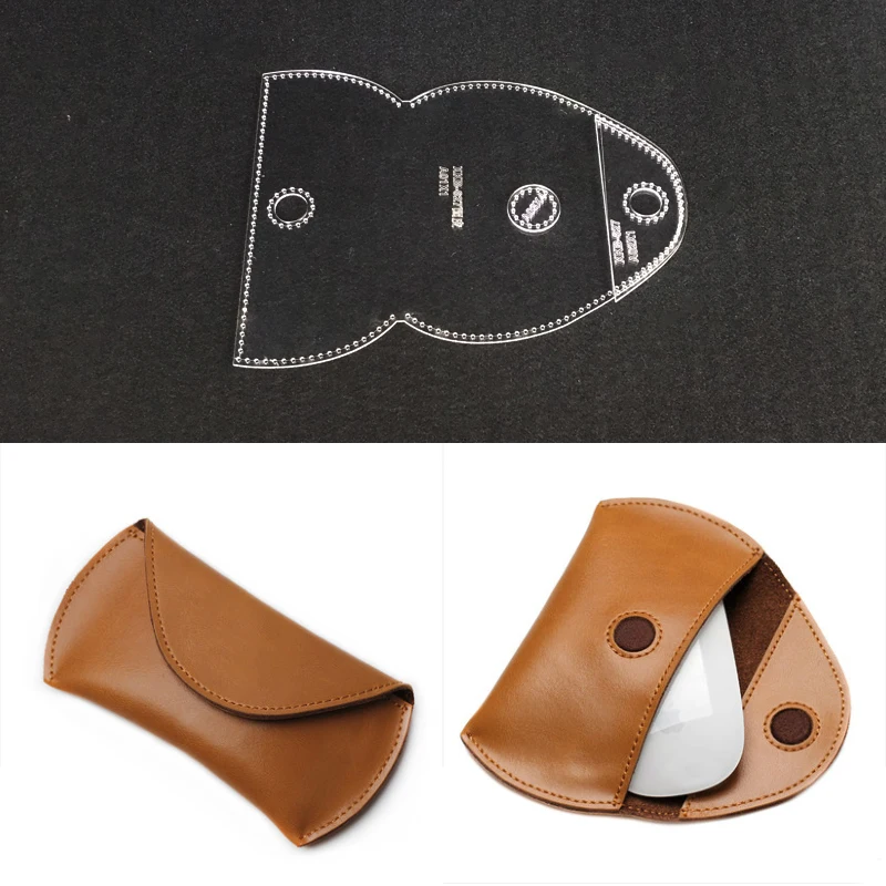 1 набор сумка для хранения Мыши DIY акриловый шаблон кожа ремесло шитье узор