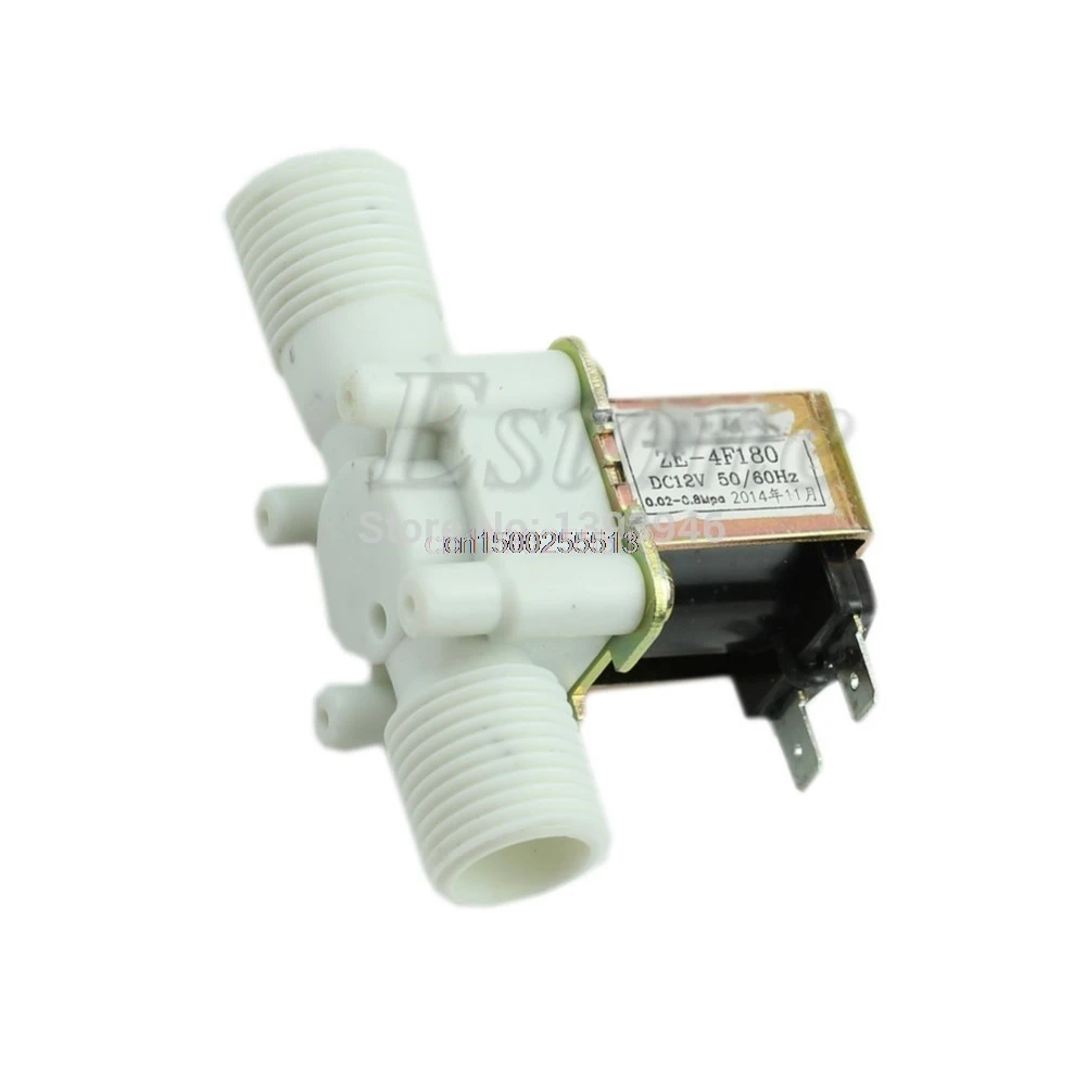 

New 12V Electric Solenoid Valve Magnetic DC N/C Water Air Inlet Flow Switch 1/2"