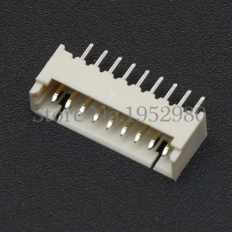 Коннектор 100 мм горизонтальный тип прямой контакт штекер Micro JST гнездо