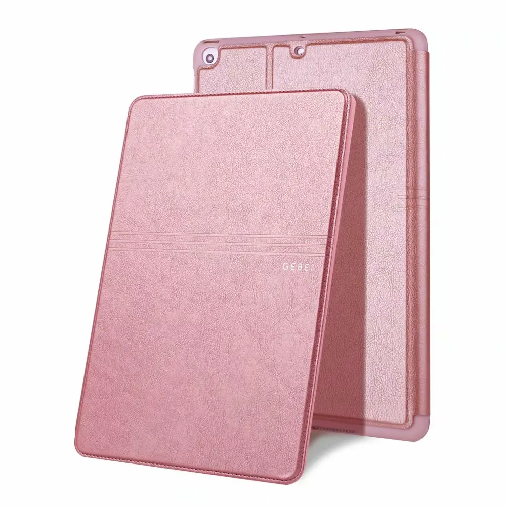 Авто Пробуждение/сон для Apple iPad 9,7 A1822 Силиконовый ТПУ флип смарт-чехол для iPad Mini 1 2 3 4 подставка+ ручка