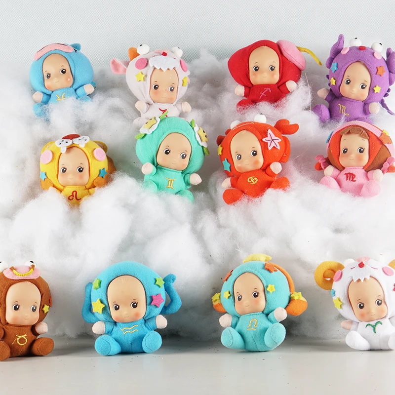 12 шт./лот модные плюшевые игрушки созвездий детские для девочек куклы Kawaii мягкие
