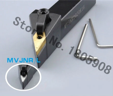 Токарный станок MVJNR2525M16 W-Type CNC токарный режущие инструменты держатель внешнего