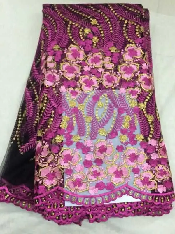 Новая Африканская Французский Чистая Кружево Африки уникальный тюль Кружевной