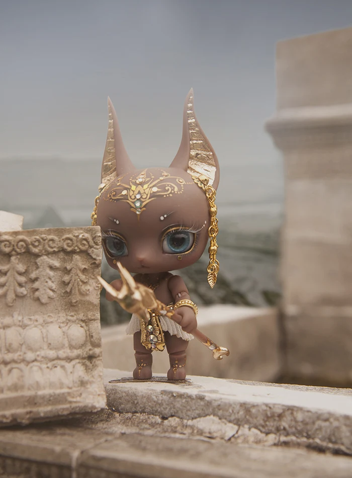 Фэнтезийные фигурки из смолы HeHeBJD 1/12 Anubis маленькие куклы bjd в форме ладони подарки