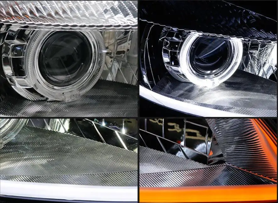 car Head light For Fabia Headlights 2009 2010 2011 2012 2013 2014year headlight DRL HI LO HID xenon | Автомобили и мотоциклы