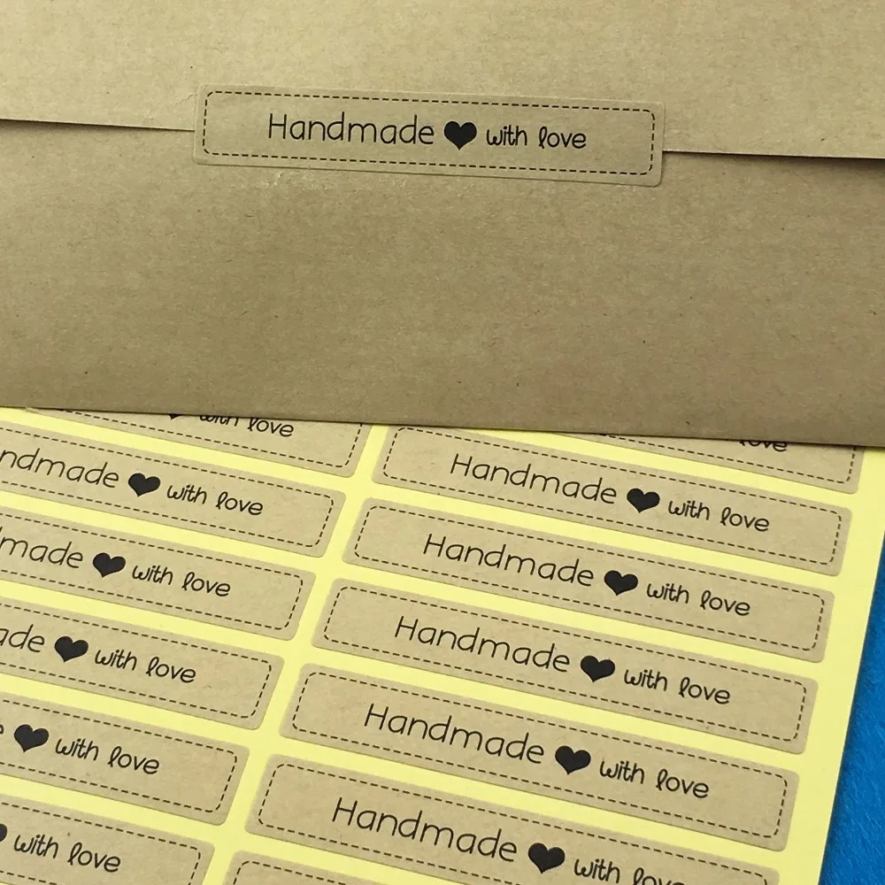 5000 шт./лот модные бумажные напечатанные выше &quotручная работа с вами&quot этикетки
