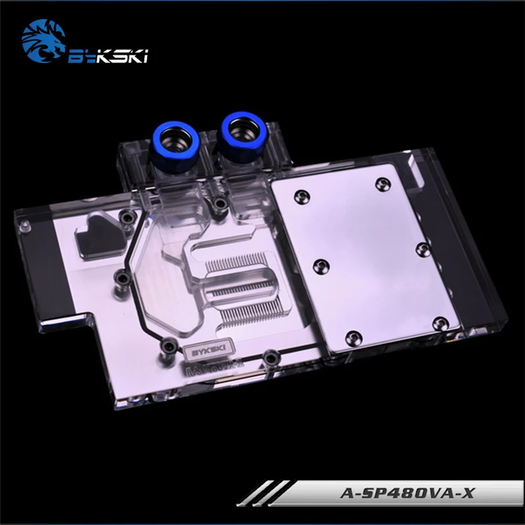 Bykski Sapphire R9 480 470 международная версия полный охват видеокарты блок охлаждения