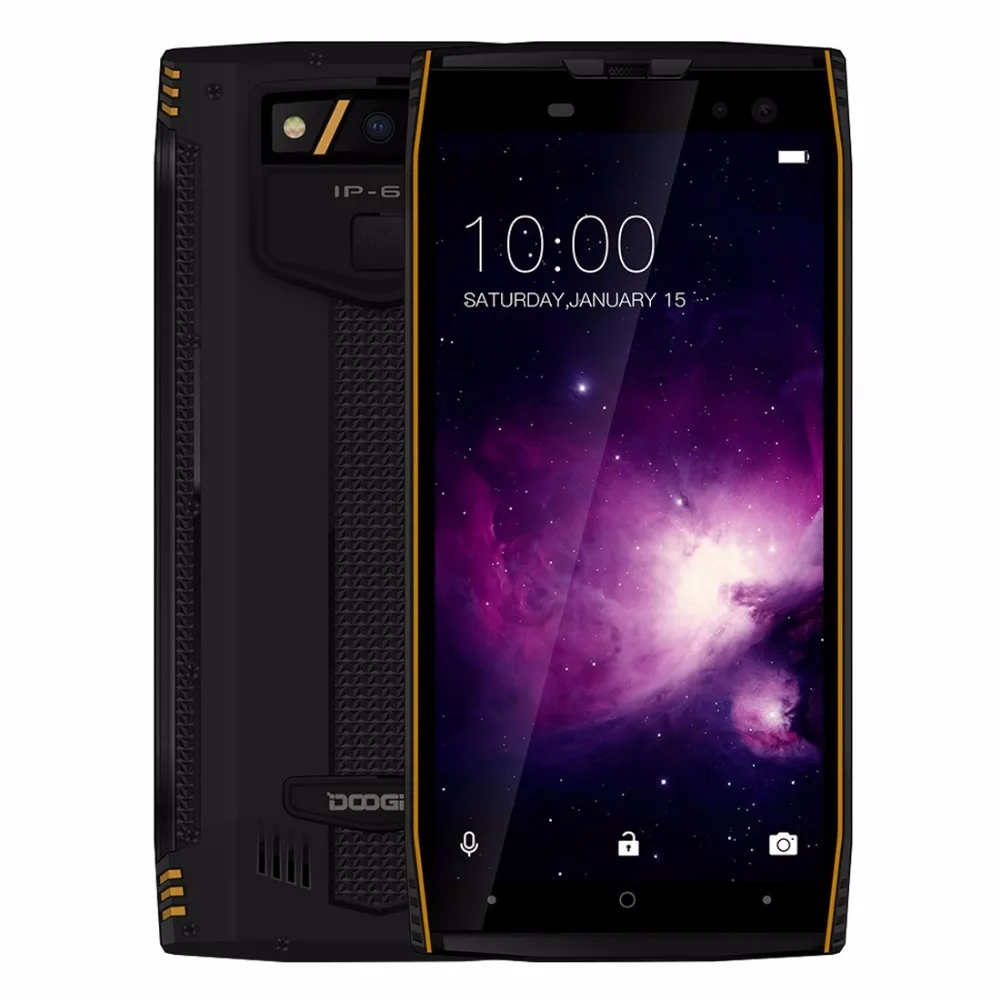 Оригинальный DOOGEE S50 IP68 Водонепроницаемый сотовый телефон 5 7 &quot6 ГБ Оперативная