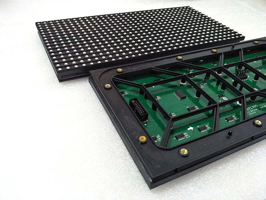 Открытый RGB Полноцветный P10 Светодиодный модуль дисплея, DIY светодиодный экран SMD RGB P10 светодиодный панель, напольный полноцветный видеостены компоненты