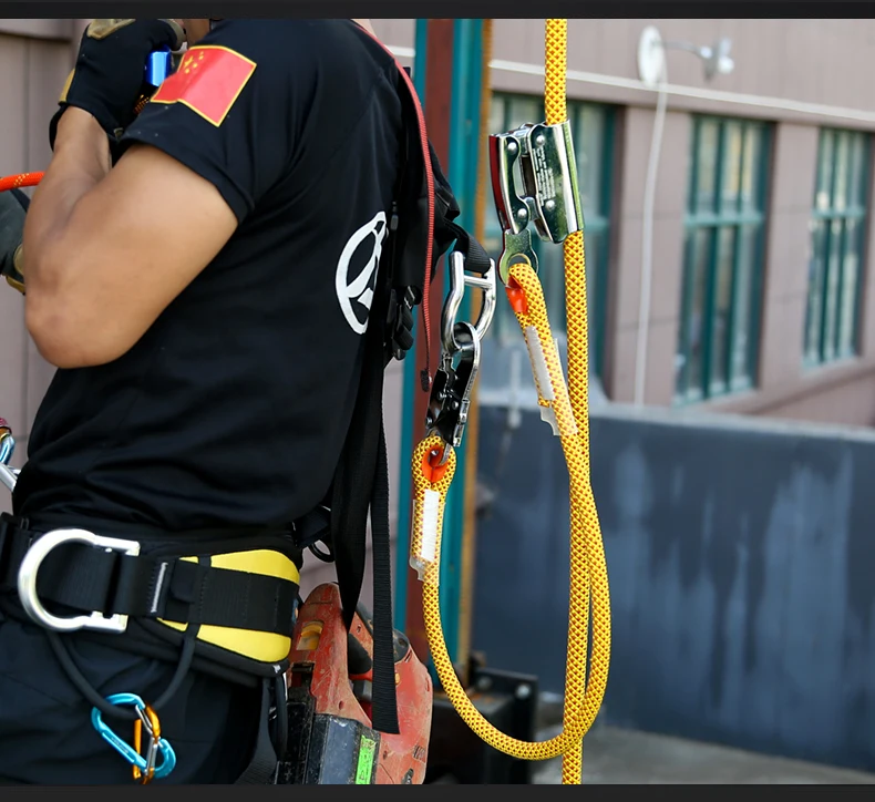 New Good Quality Safety Rope Self-Locking Device Fpr Aerial Work Anti-Falling Protection Insurance Rope provexyz