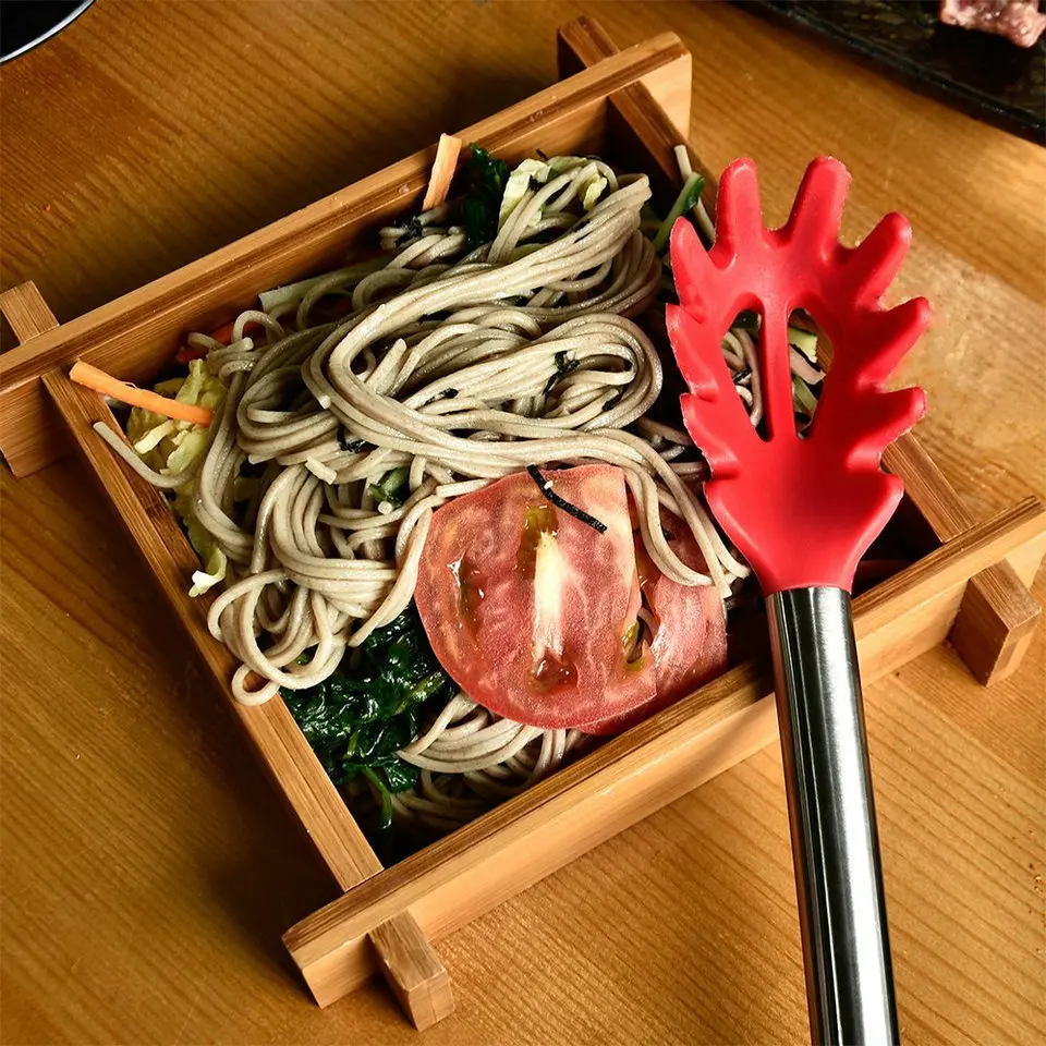 5Pcs Silicone Cooking Tools Kitchen cooking Tool Ladle Spaghetti Server Slotted Spoon Accessories | Дом и сад