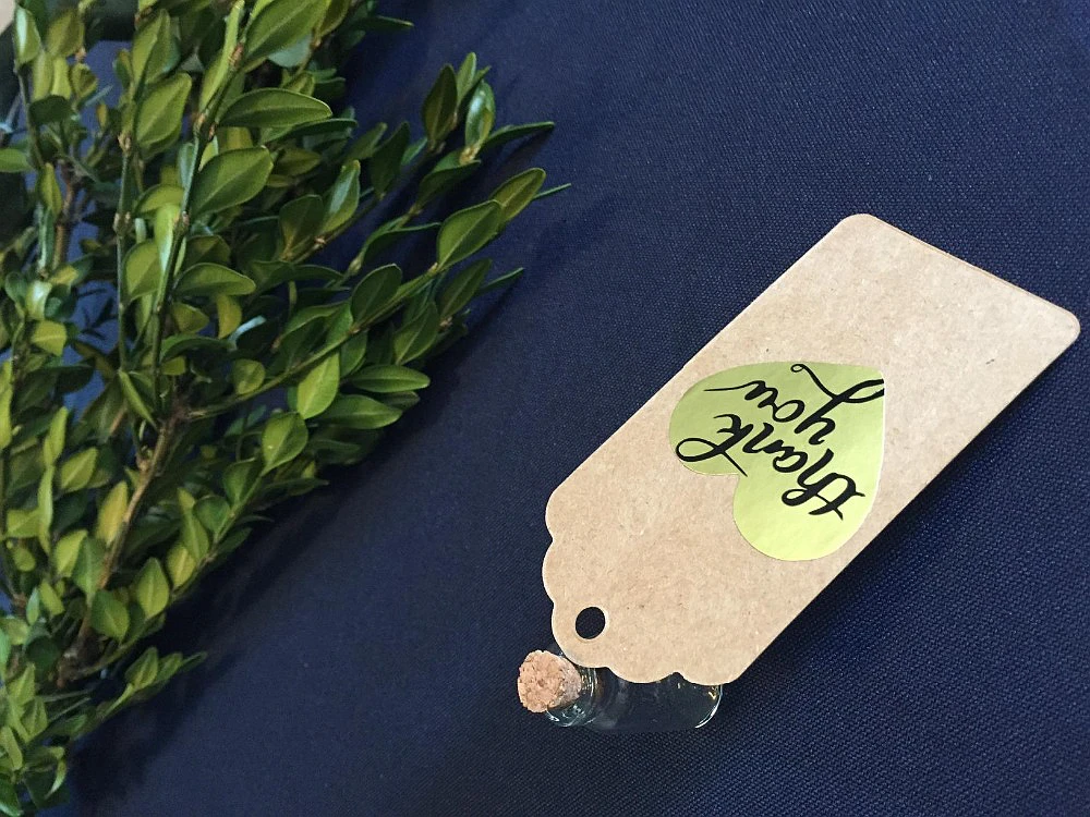 1 дюйм/рулон бумаги в форме Золотого сердца благодарим вас наклейки этикетки для