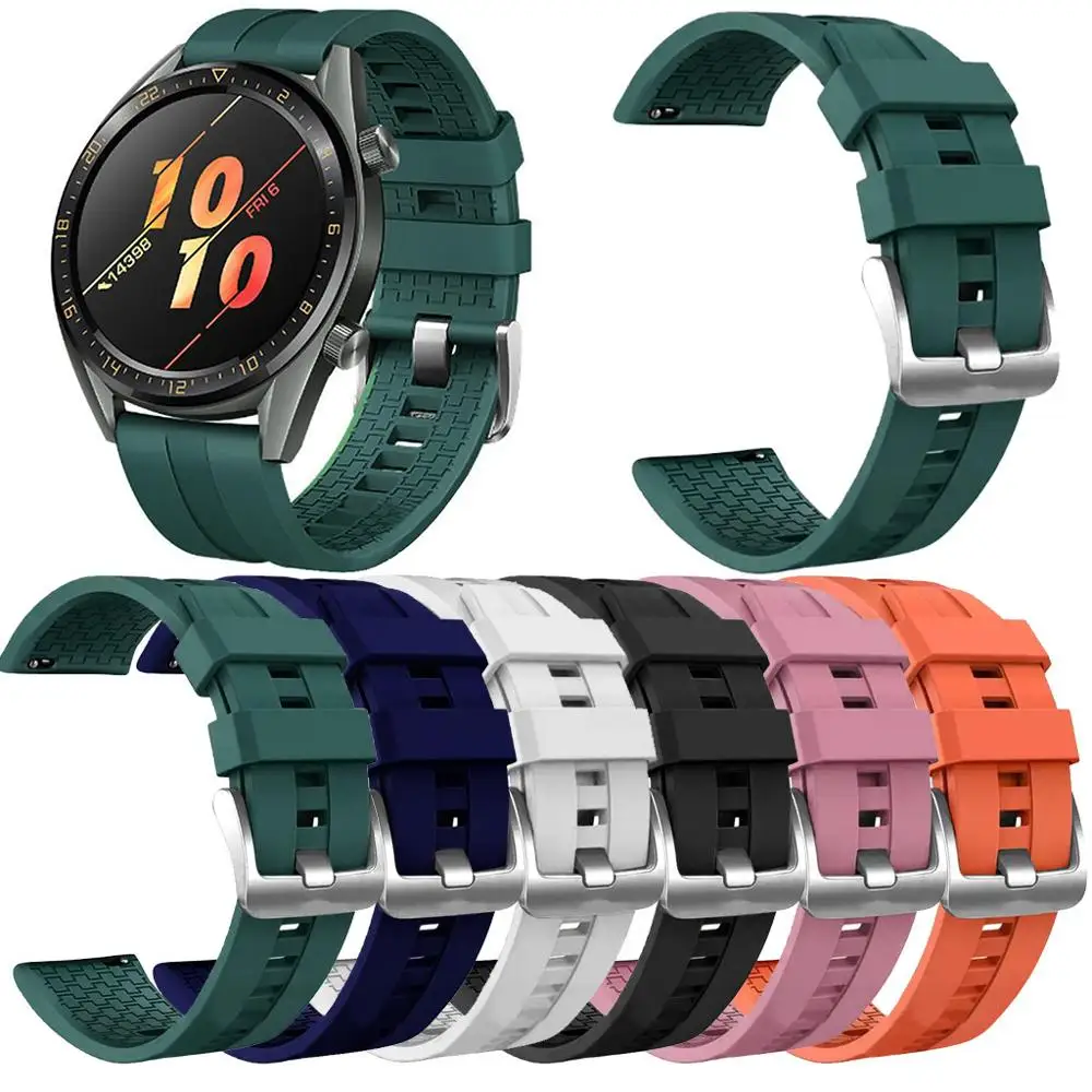 Сменный силиконовый ремешок для наручных часов для huawei Watch GT/GT Active 46 мм/Honor Magic Band Smartwatch ремешок для наручных часов