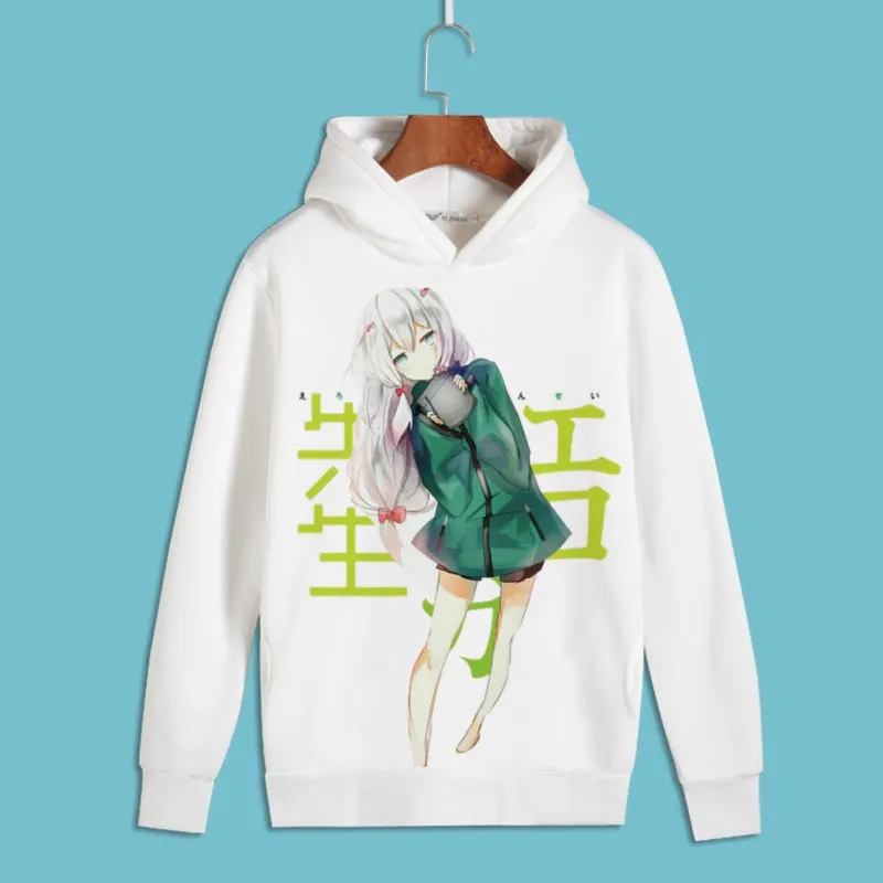 Модный аниме Eromanga Sensei Косплей Изуми сагири пуловер с принтом толстовки свитшоты