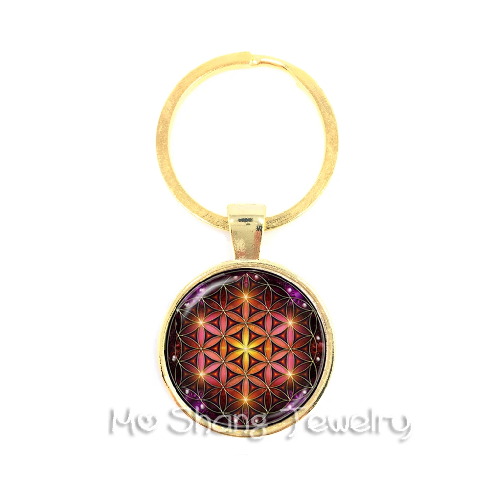 Om Ohm Aum Namaste символ йоги брелок для ключей очаровательный яркий красочный логотип