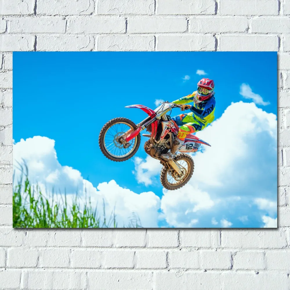 Dirtbike спортивные Мотокросс для мотокросса езды на мотоцикле фоновый рисунок