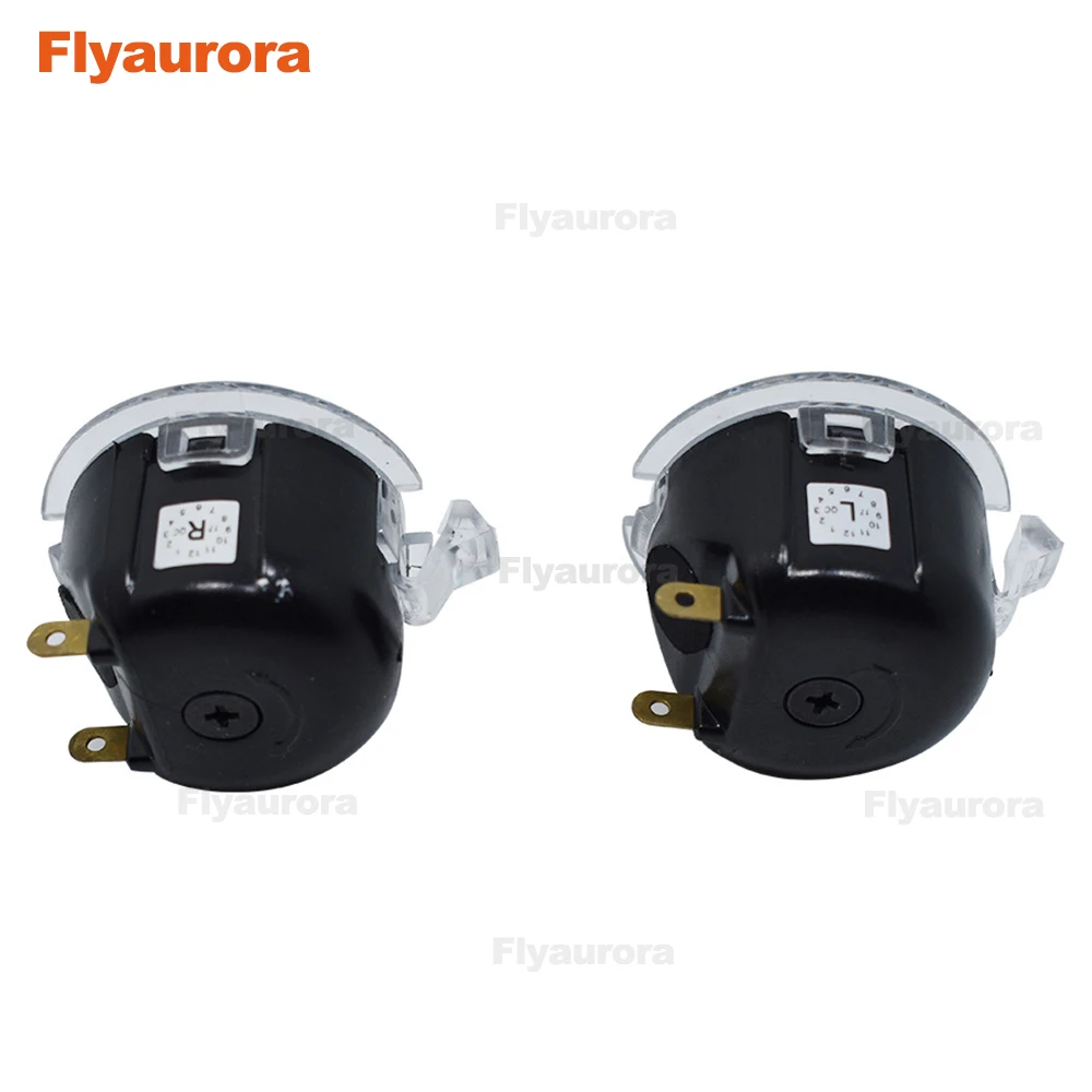 Flyaurora, 1 пара, светодиодный фонарь для автомобиля, для фокусировки, светодиодный, боковое зеркало для автомобиля, лужа, логотип, светильник, зеркало заднего вида, прожектор, светильник для Ford Focus