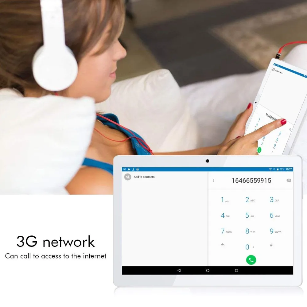 Бесплатная доставка 10 1 дюймовый официальный 3G Телефонный звонок Google Android