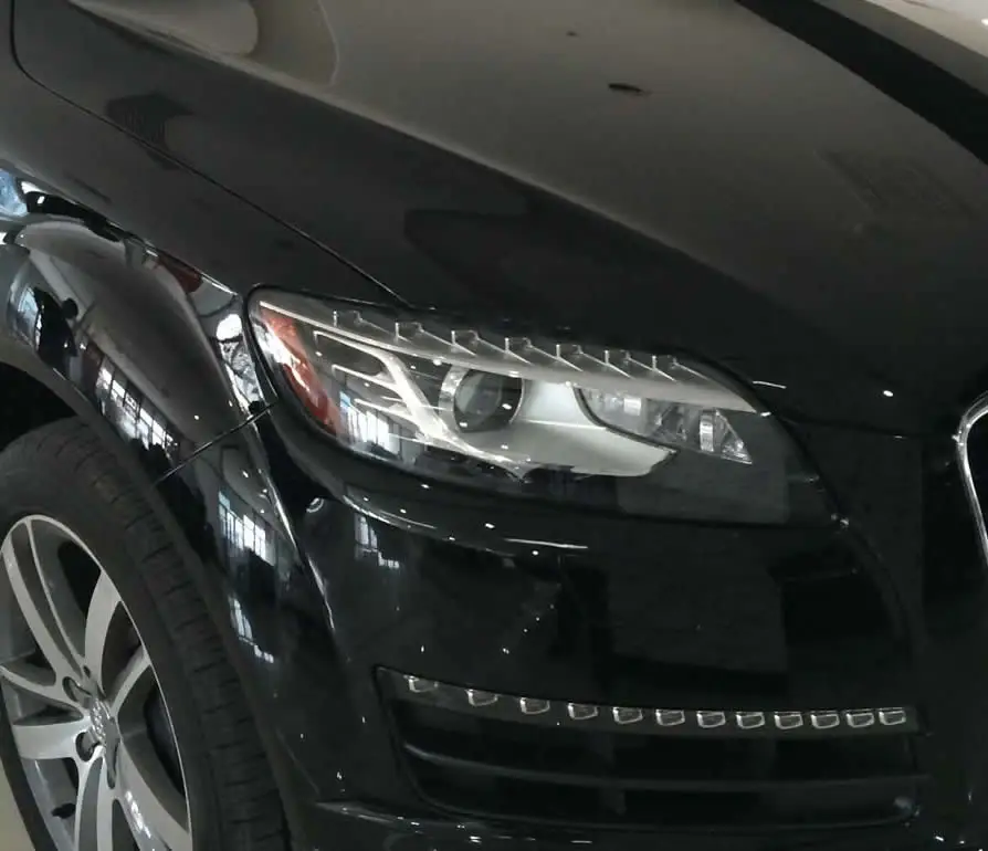 Для Audi Q7 09-15 абажур лампы маска на фару корпус противотуманных фар фары абажур крышка 1 шт