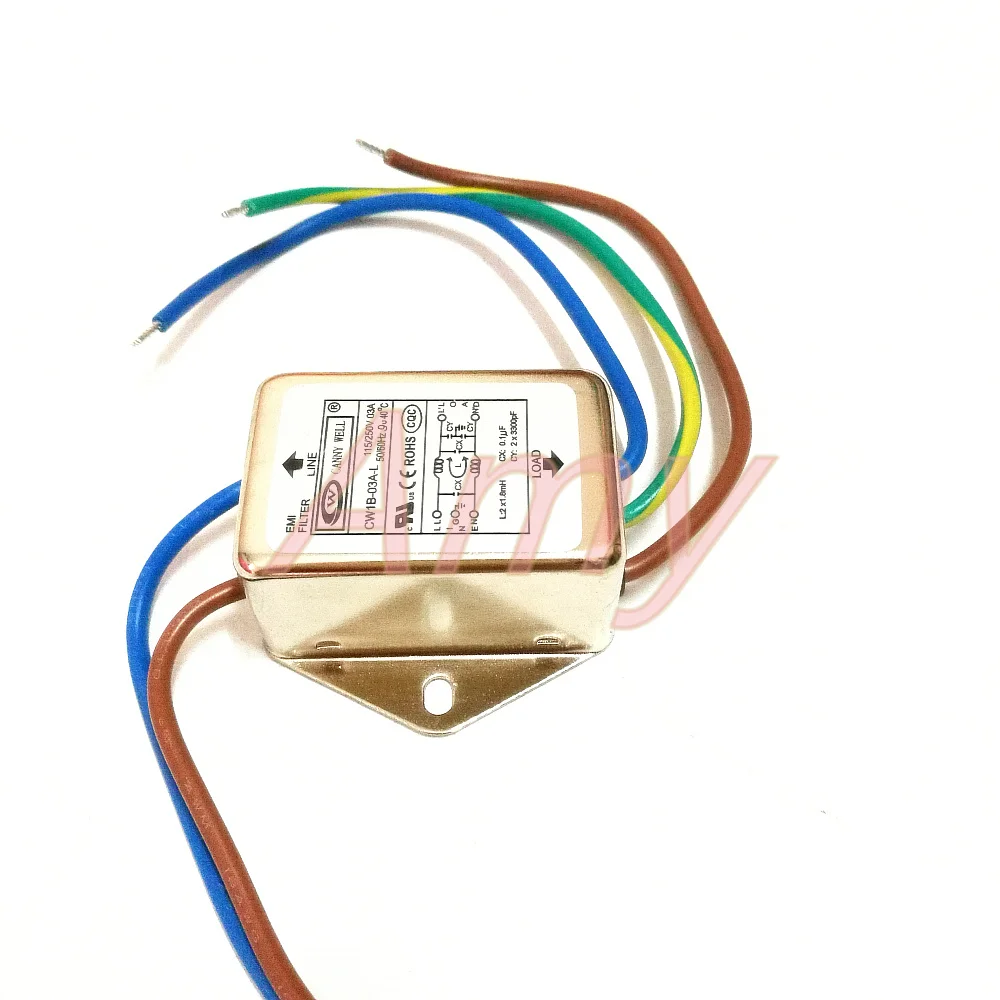 Мощный EMI фильтр для очистки CW1B 3A 6A 10A помехи L однофазный AC 220 в|emi filter|power emi filteremi power