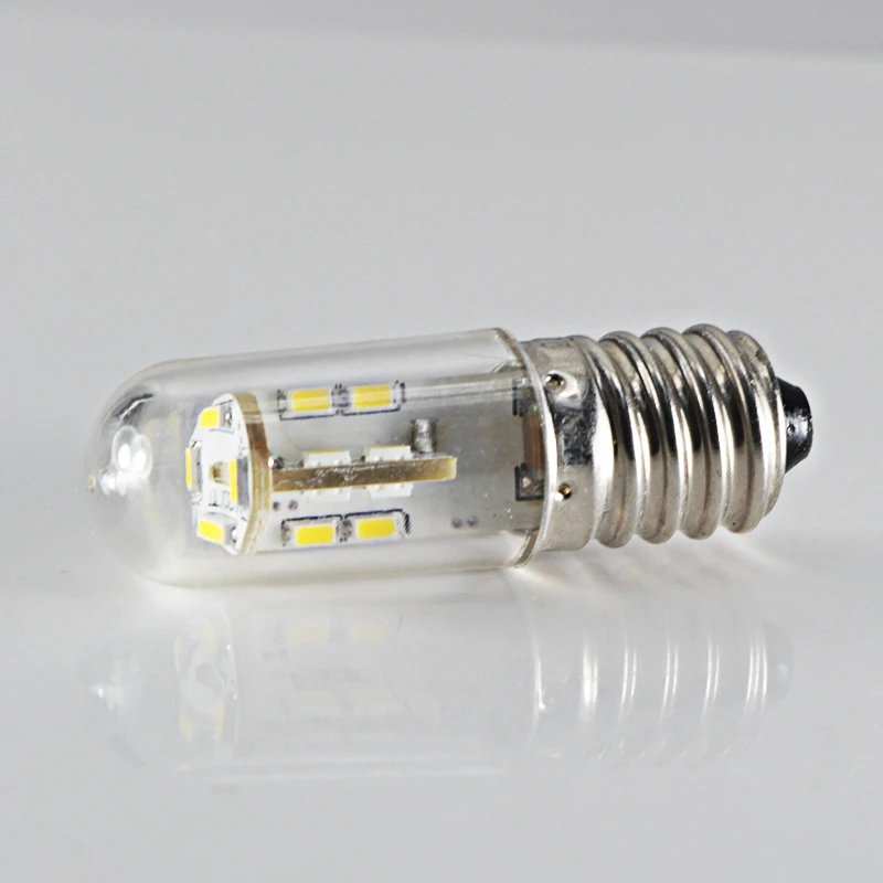 Ampoule led e14 2 Вт кукурузная лампа, мини-светильник, Ac Dc 12 В до 24 В, Домашний Светильник, покрытие из поликарбоната, Точечный светильник, лампа-свеча 12 24 В, 3014 super E 14